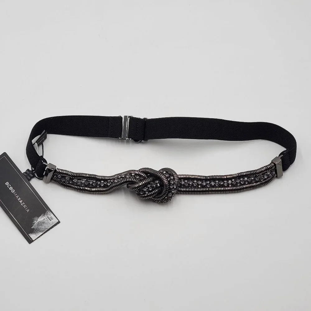 BCBGMaxAzria Knotted Rhinestone Belt - NWT